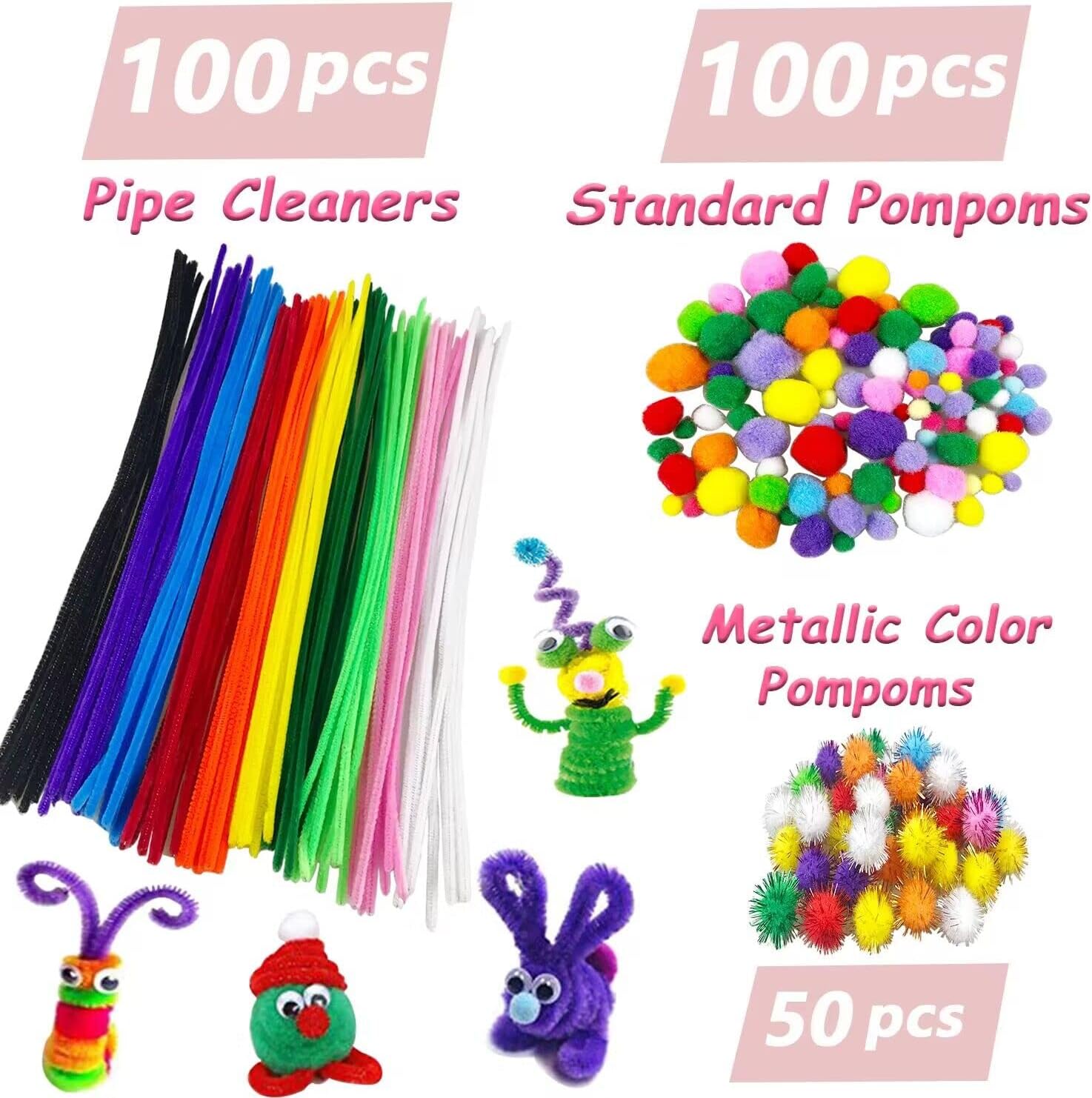 Thumbnail 1 de VLUINANI 3000Pcs Kids Craft Kit with 3-Tier Box for Ages 4–9