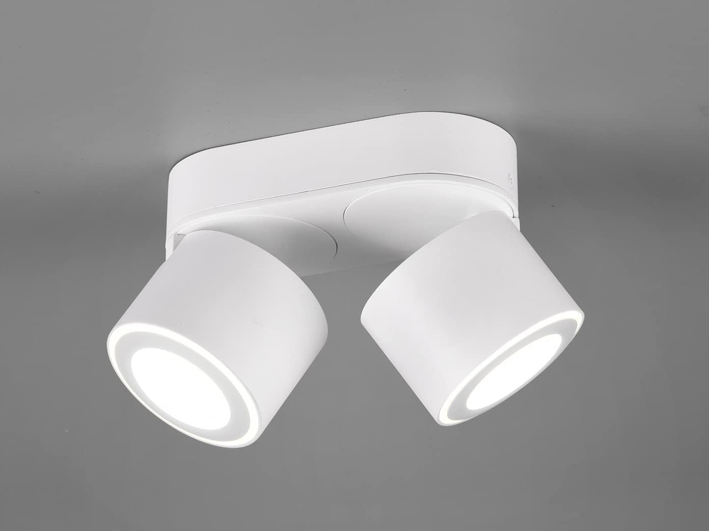 Detalle 2 de Trio Leuchten Taurus 652910231 – lampa sufitowa LED 2-punktowa, metal, biały mat