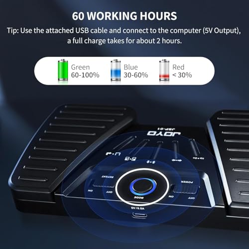 Detalle de JOYO Wireless Page Turner SP-01: Bluetooth Foot Switch for iPad/Tablet/Phone