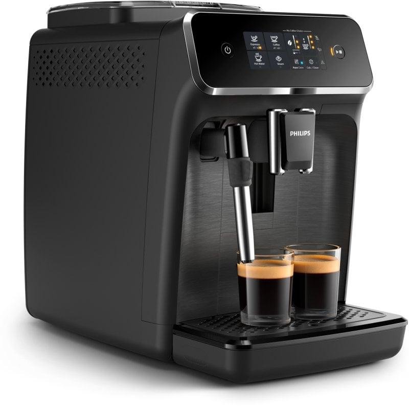 Thumbnail 2 de Philips Serie 2200 EP2220/10: Cafetera espresso superautomática negra, 15 bares