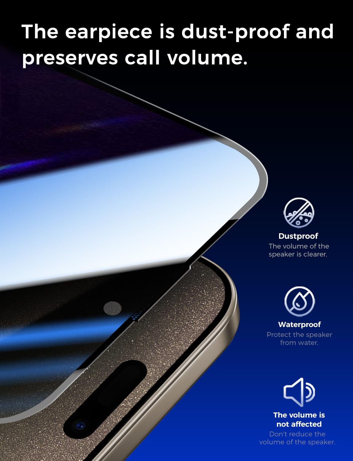 Thumbnail 5 de MAGIC JOHN iPhone 15 Pro Max privacy glass 2-pack