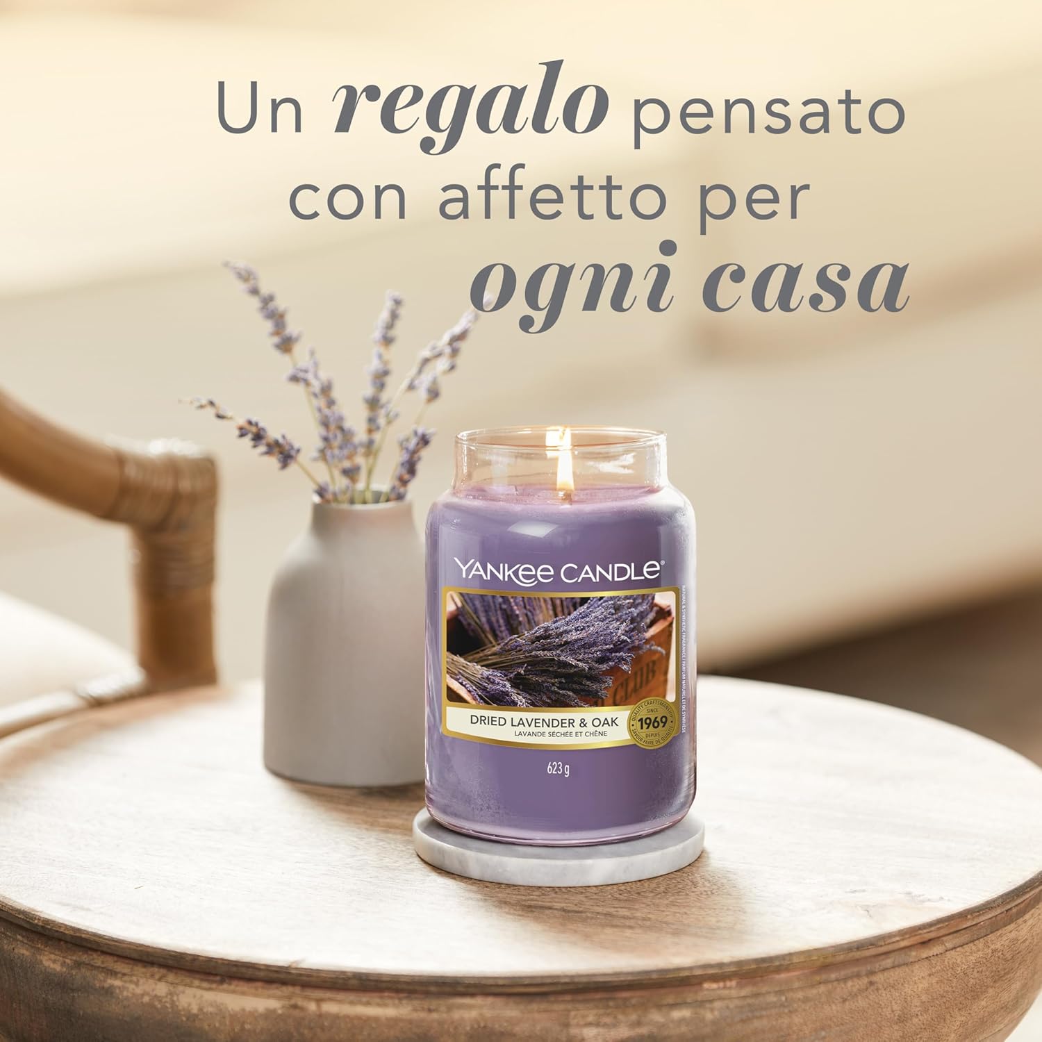 Thumbnail 5 de Yankee Candle Lavanda Essiccata e Quercia Candela a lunga combustione