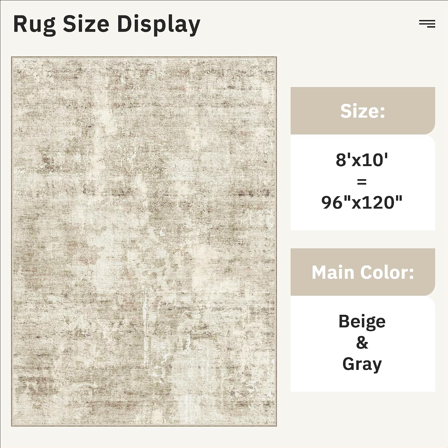 Detalle de Soalmost Area Rug 8x10