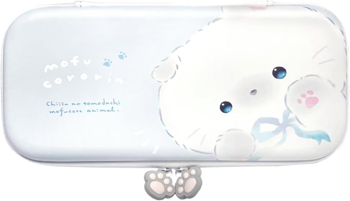 Detalle de アローン(Allone) Q-LiAもふころりん Switch2用EVAカラーケース 両面デザイン・メッシュポケット付き