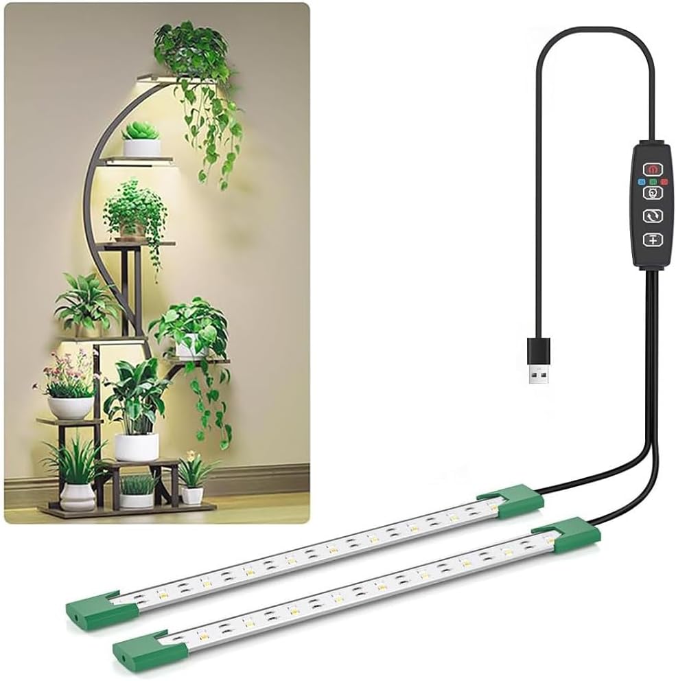 Detalle de KYUQY sm40leds LED Grow Light, 40 LEDs, four intensity levels and timer
