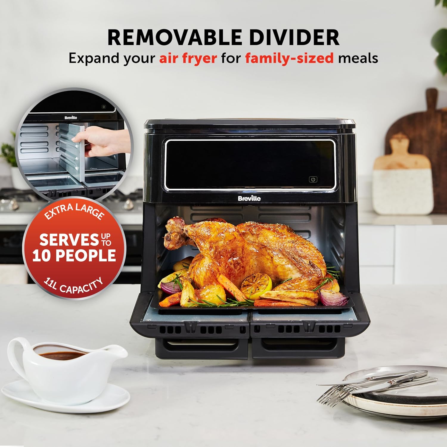 Thumbnail 5 de Breville Halo Flexi Air Fryer 11L