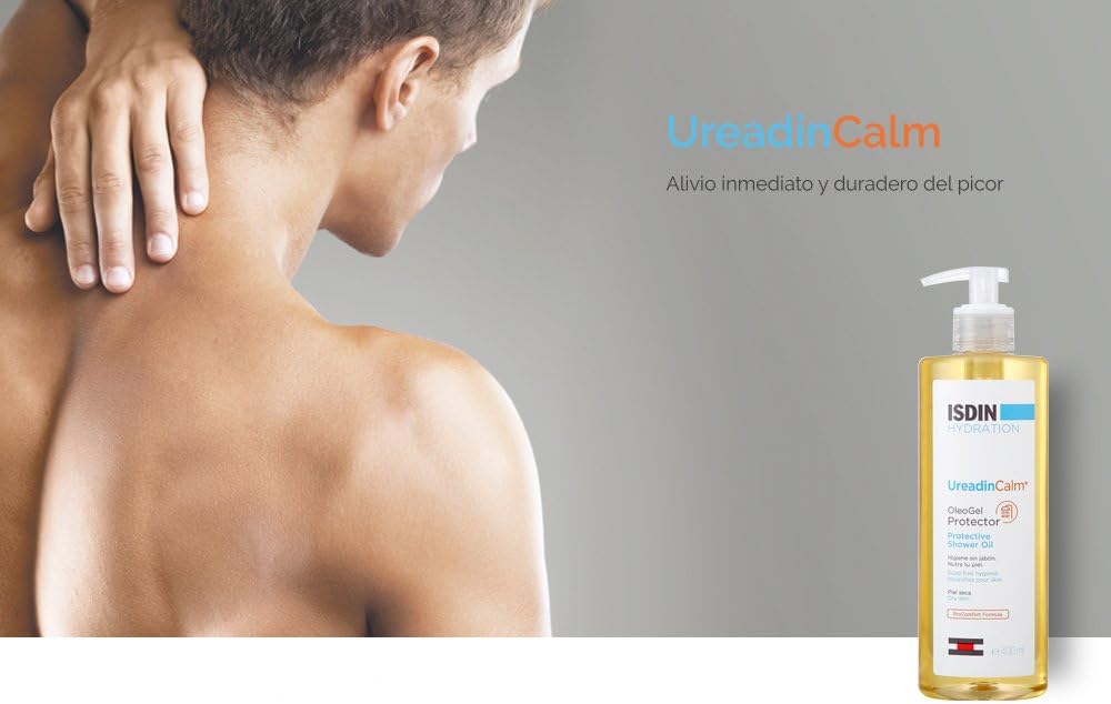 Detalle de ISDIN Ureadin Calm OleoGel, olio doccia nutriente senza sapone per pelli secche