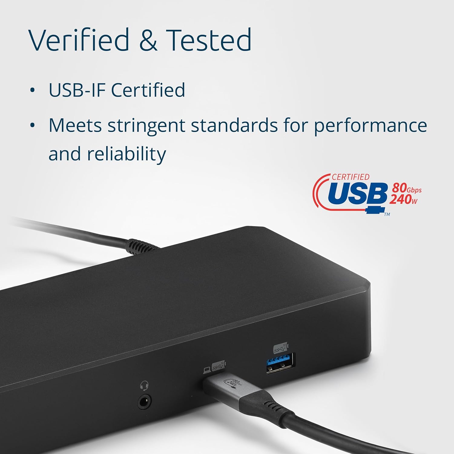 Detalle 2 de Kensington K32301WW USB4 Cable 1.5m ๐