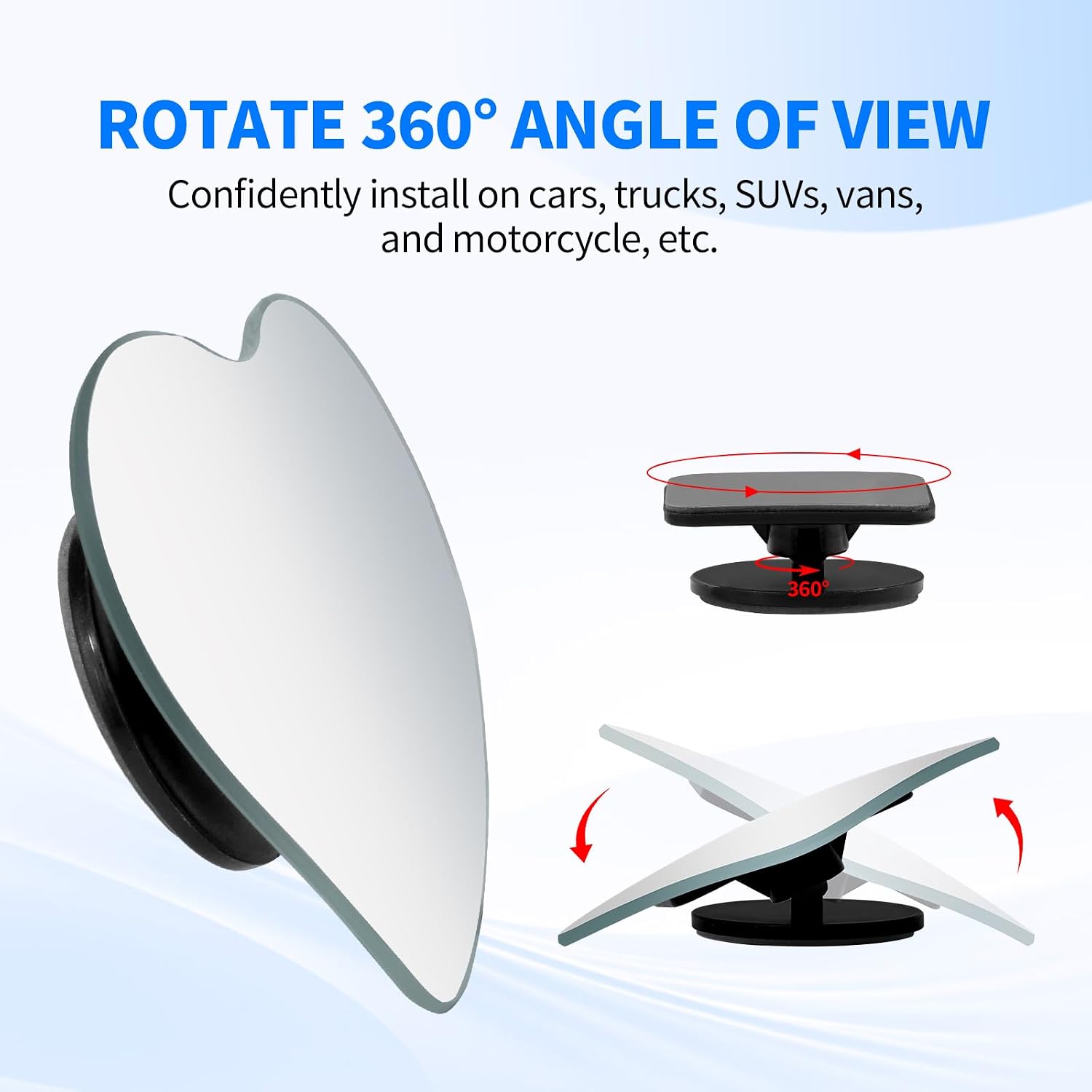 Detalle 2 de DriveAlly blind spot mirrors, 2-piece set