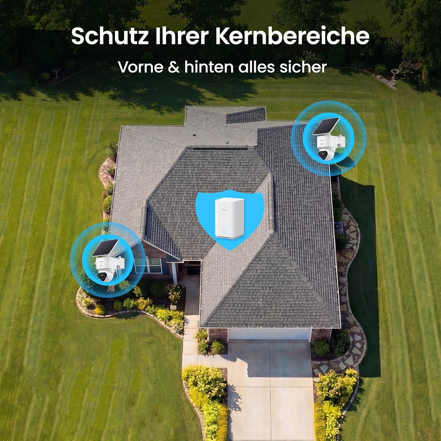Detalle 2 de aosu T2 Ultra 4K Überwachungskamera mit 1TB