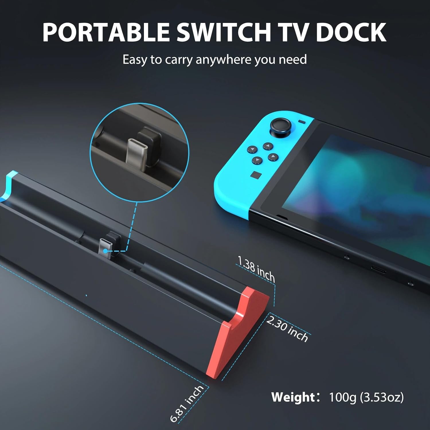 Thumbnail 2 de SiWiQU Switch Docking Station 4K
