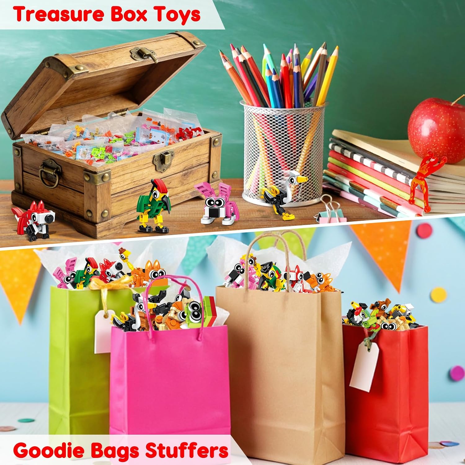 Thumbnail 4 de Animal Mini Building Blocks 20pcs