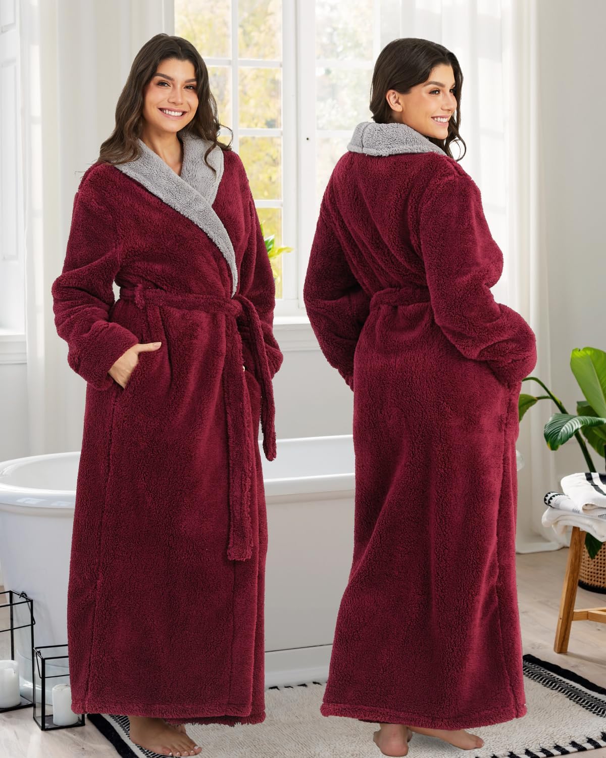 Thumbnail 1 de ZFSOCK Robe de Chambre Femme Polaire