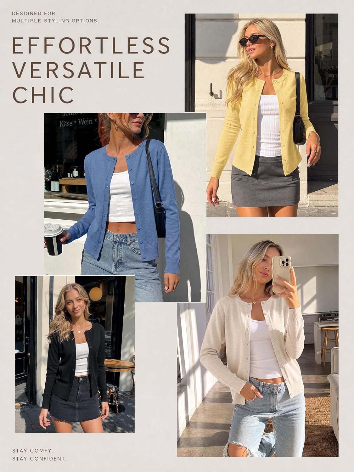 Thumbnail 5 de Trendy Queen Lightweight Cardigan Sweater for Women 2026