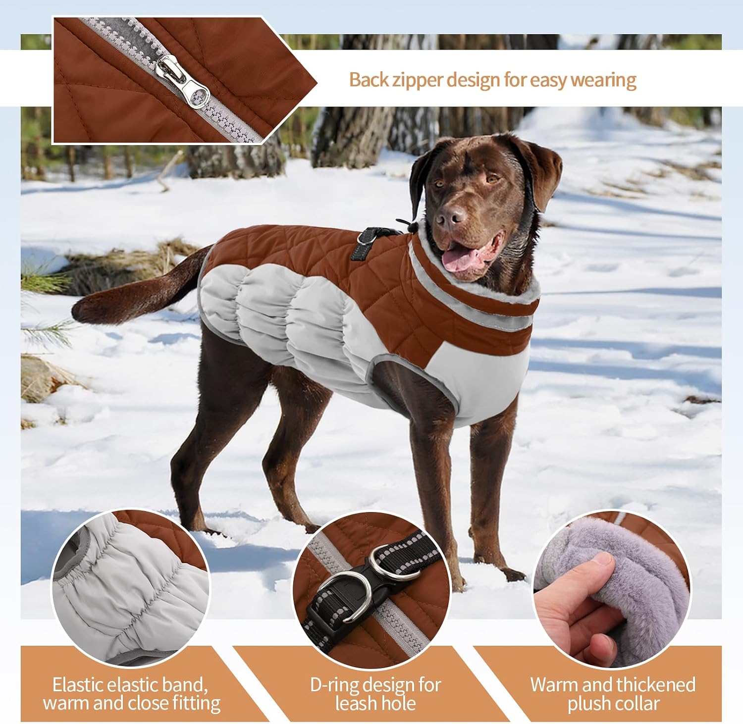 Detalle 2 de OUOBOB Dog Coat, Size L