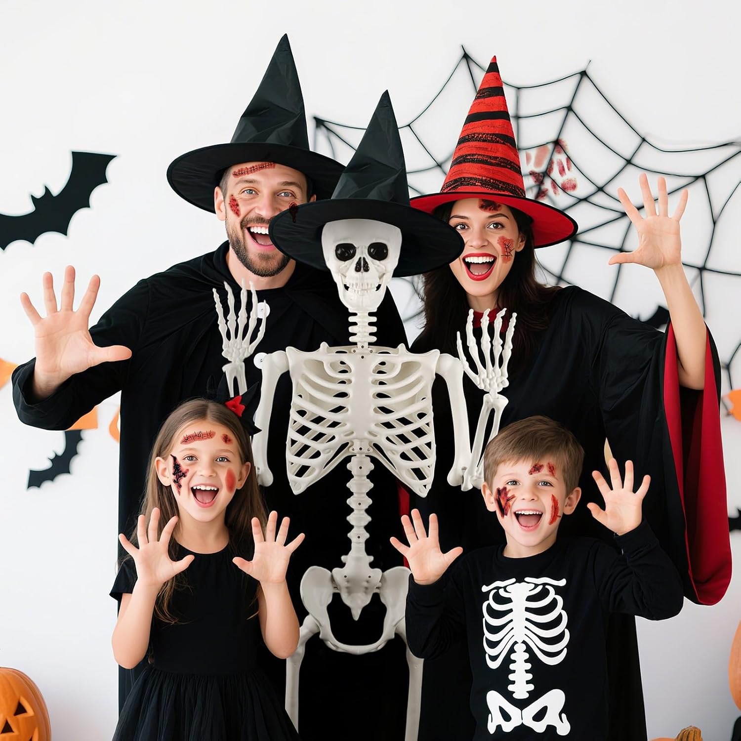 Thumbnail 6 de Crogift SK1656 5.4 ft Poseable Life-Size Plastic Skeleton