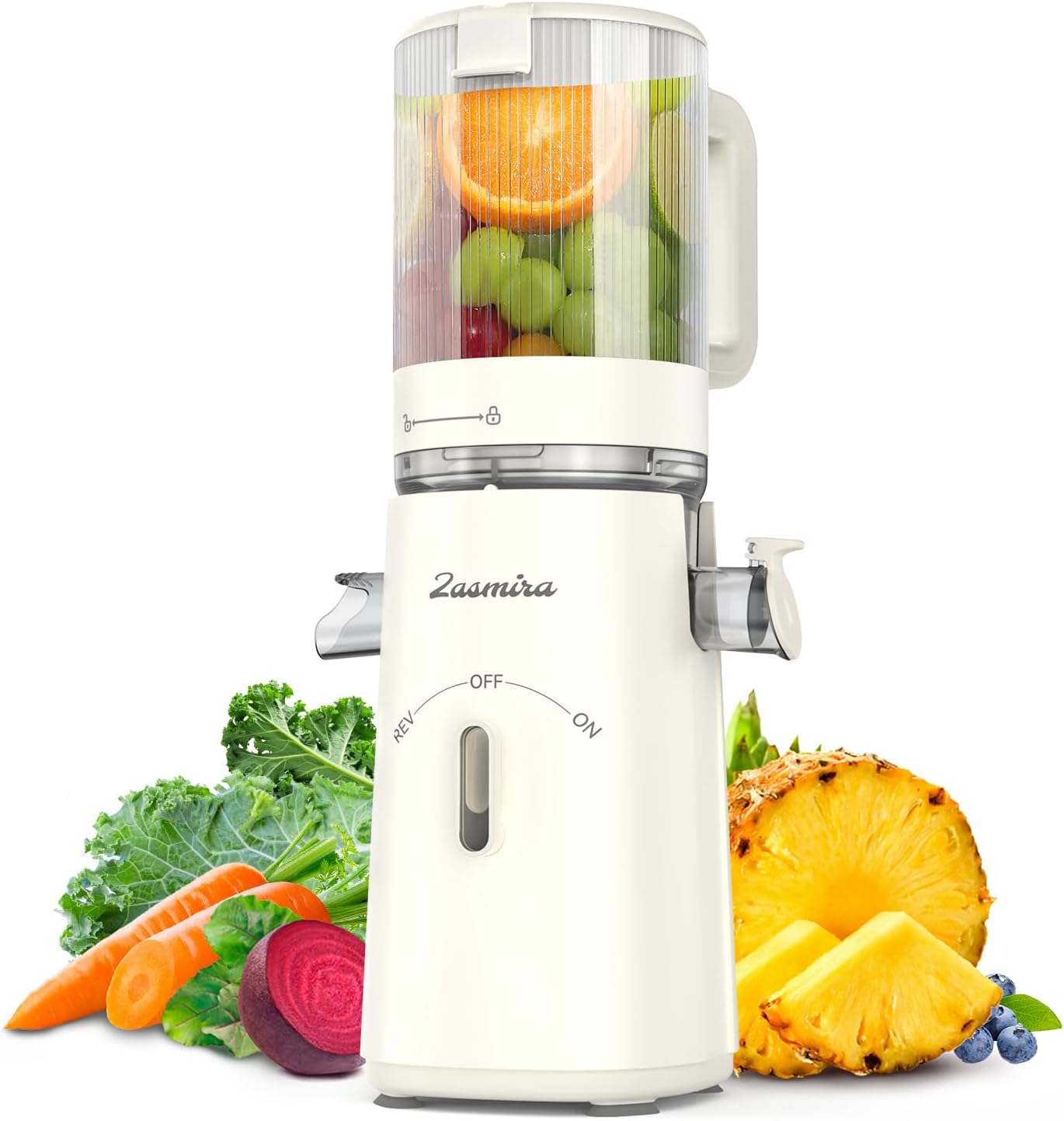 Zasmira Slow Juicer 120mm Einfüllschacht 1,5 L