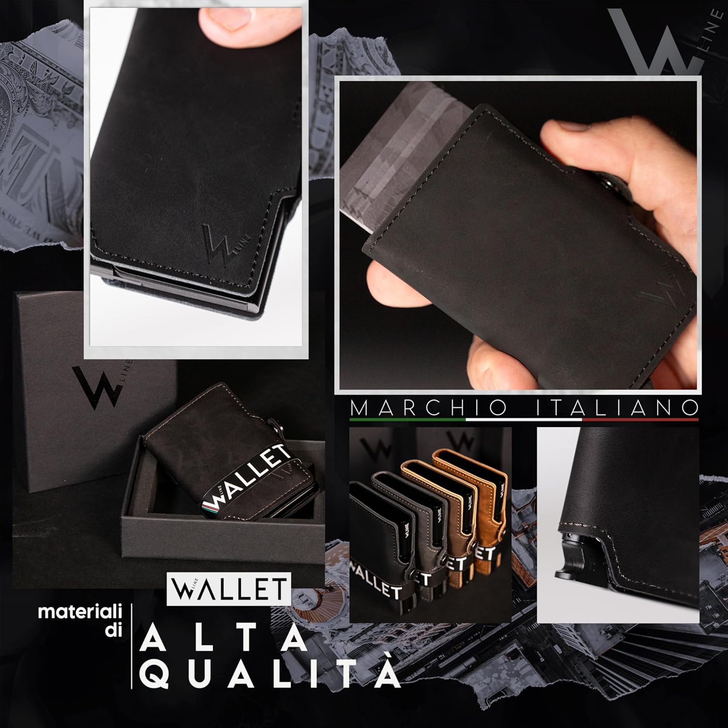 Thumbnail 2 de WLine Porta Carte 1,5 cm RFID Slim