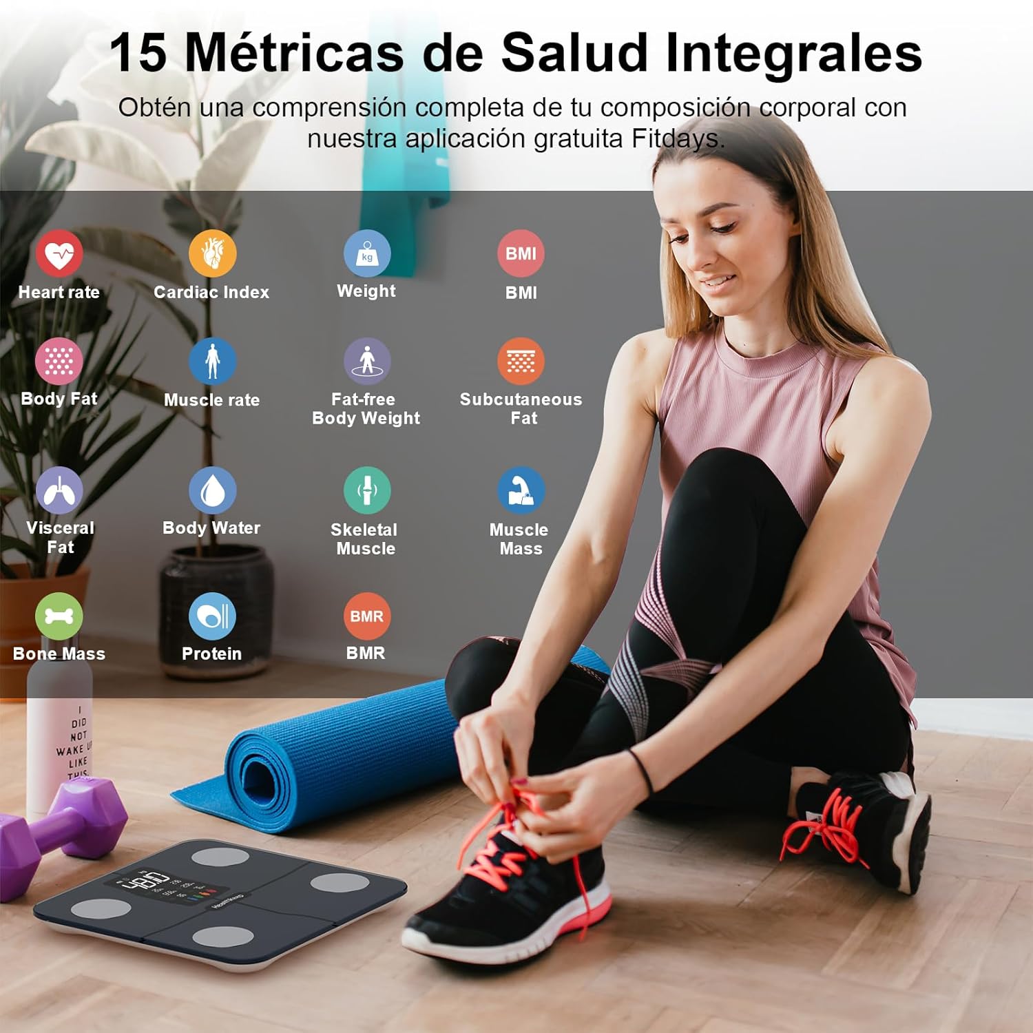 Thumbnail 4 de Healthkeep Báscula Grasa Corporal con Pantalla Grande 🏋