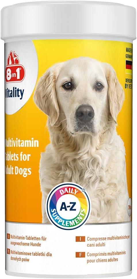 Detalle de 8in1 Multivitamin Tabletten Adult – Ergänzung für erwachsene Hunde, 70 Tabletten