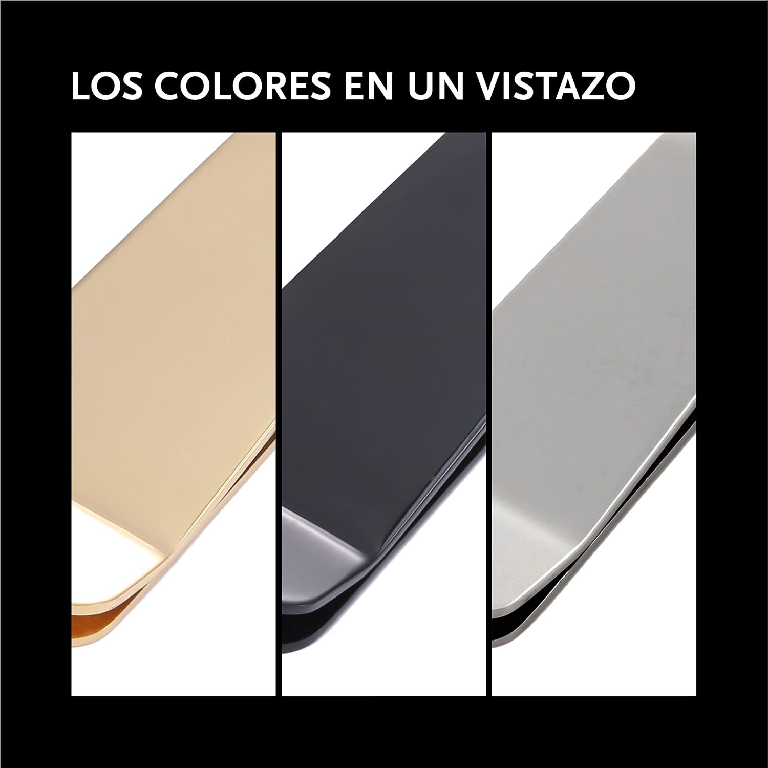 Detalle 2 de DonDon Clip del Dinero Pinzas para Billetes Negro