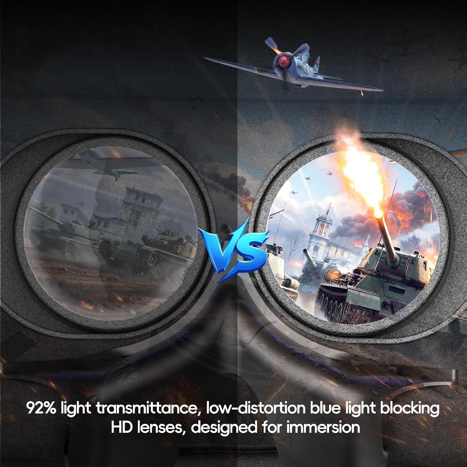 Thumbnail 5 de DESTEK V5 VR Headset for Phone with Bluetooth Remote Controller (Anti-Blue HD Lenses) – White