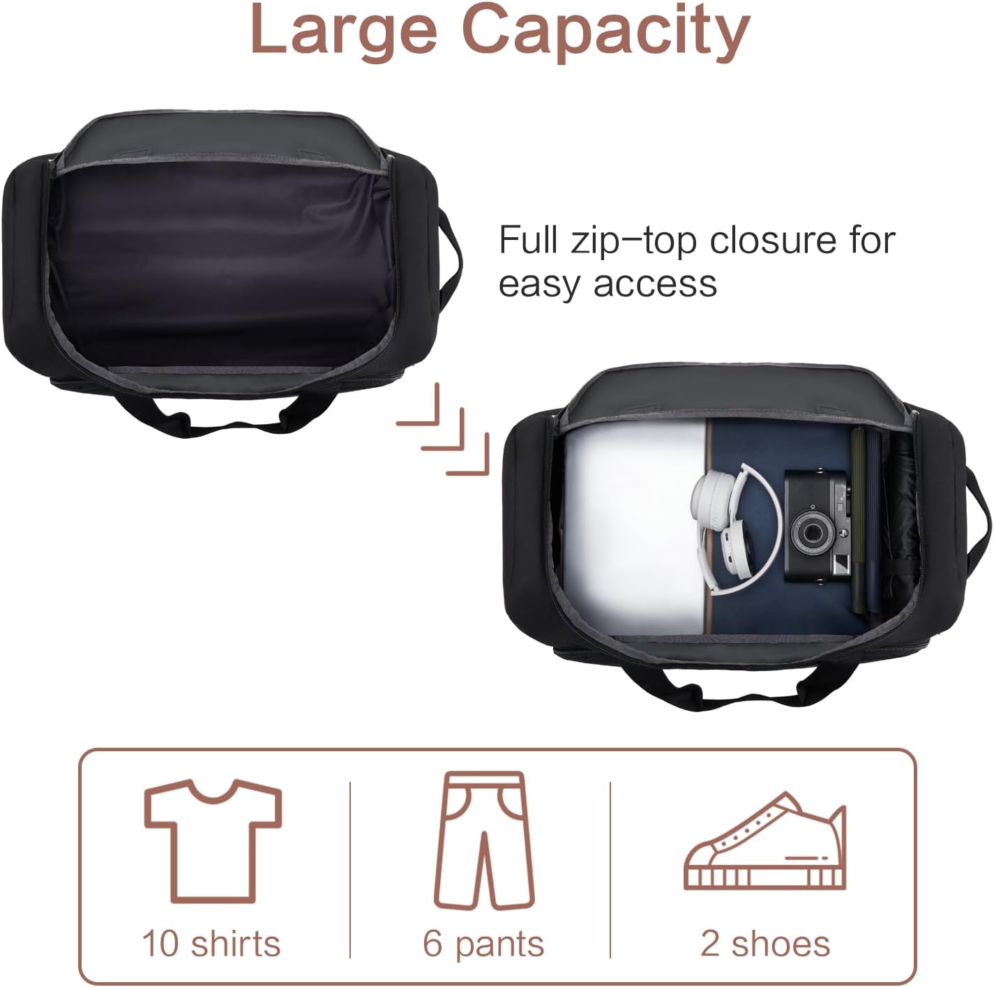 Thumbnail 2 de OIWAS 55L Wheelable Holdall with Shoe Compartment
