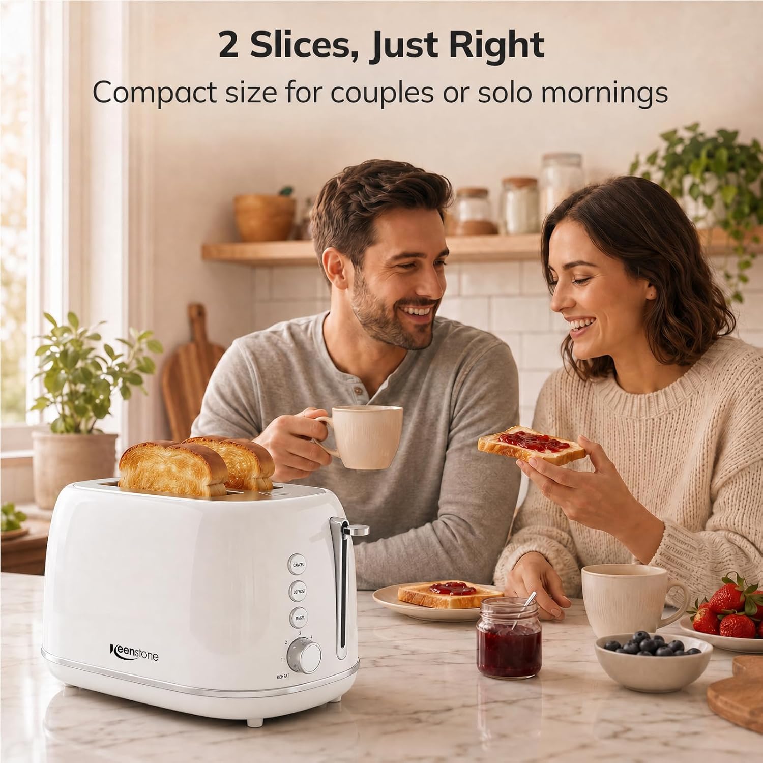 Thumbnail 6 de Keenstone Toaster 2-Slice Wide Slot ๐