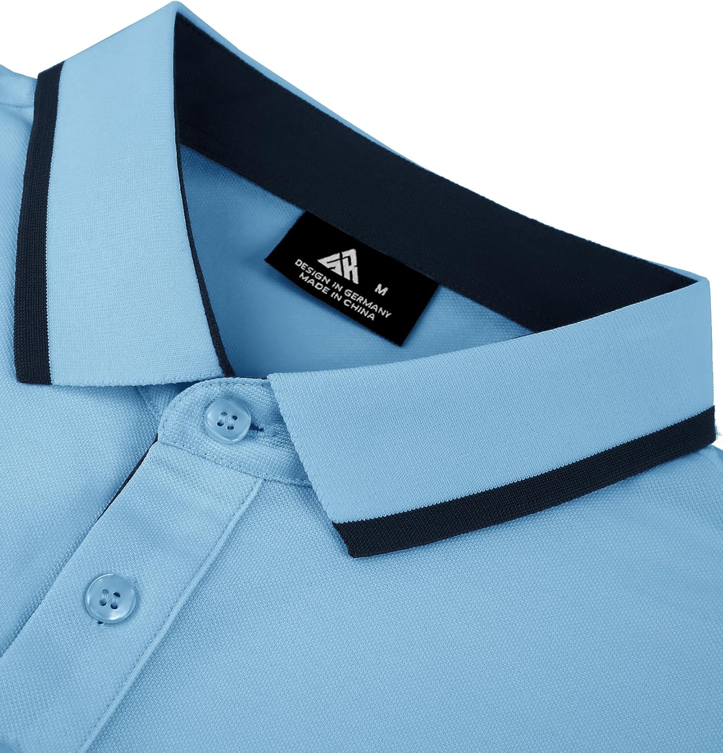 Thumbnail 5 de zitysport Polohemd Herren Kurzarm – atmungsaktives Golf Polo mit Brusttasche, Slim Fit
