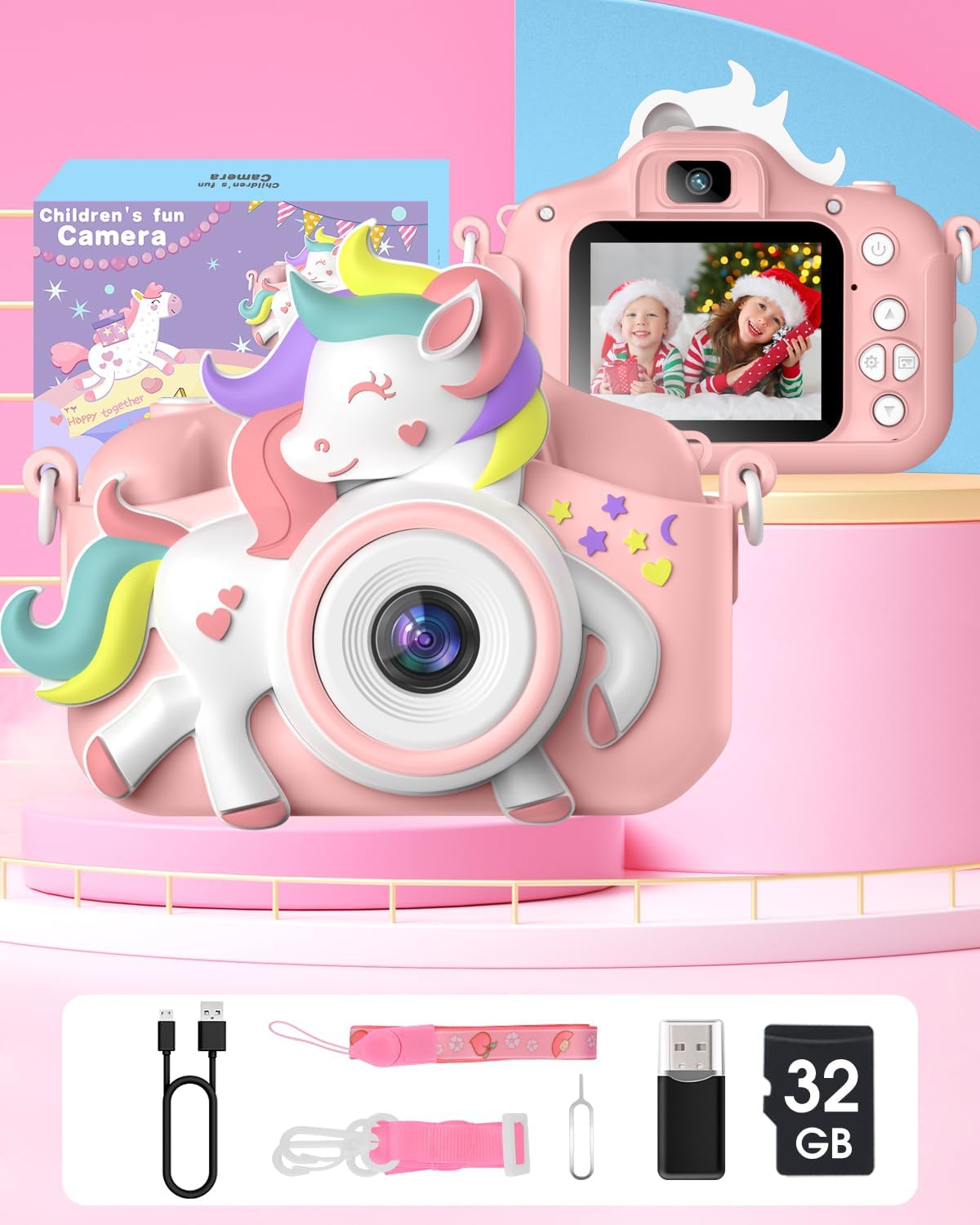 Thumbnail 6 de Gofunly Kids Camera 1080P 2.0" with 32GB