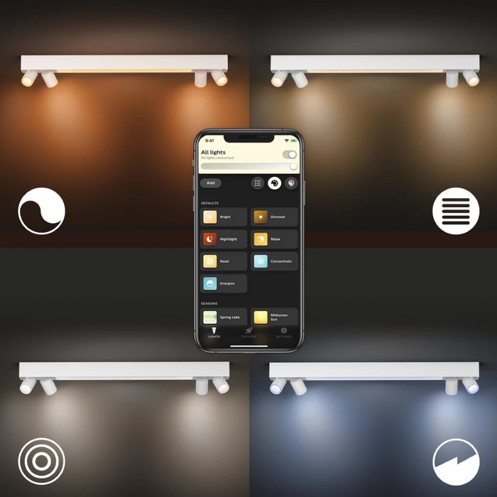 Thumbnail 18 de Philips Hue Centris Aufbauspot White & Color