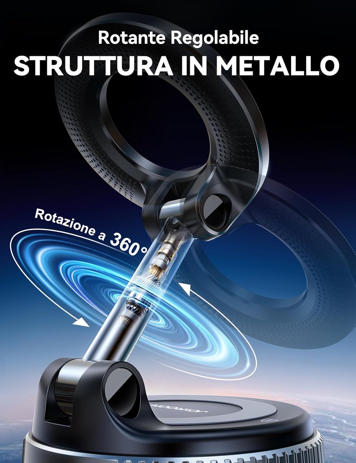 Thumbnail 3 de JOYROOM Supporto Telefono Auto a Ventosa MagSafe con Braccio 360° – per iPhone 12/13/14/15/16/17 e Custodie MagSafe