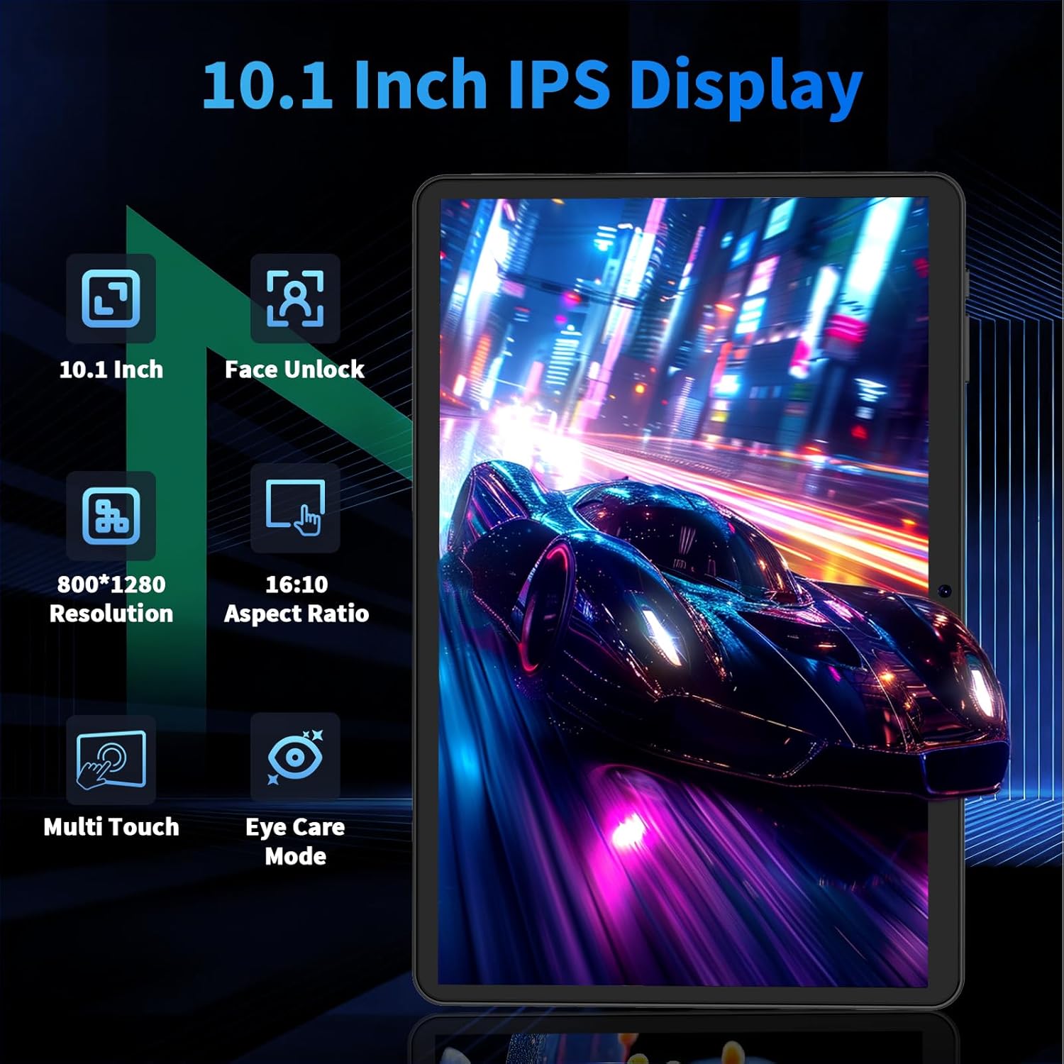 Thumbnail 6 de 2026 10 Inch Android 15 Tablet with Keyboard, Gemini AI, 26GB RAM, 256GB + 2TB Expand, 8000mAh — 2-in-1 Bundle