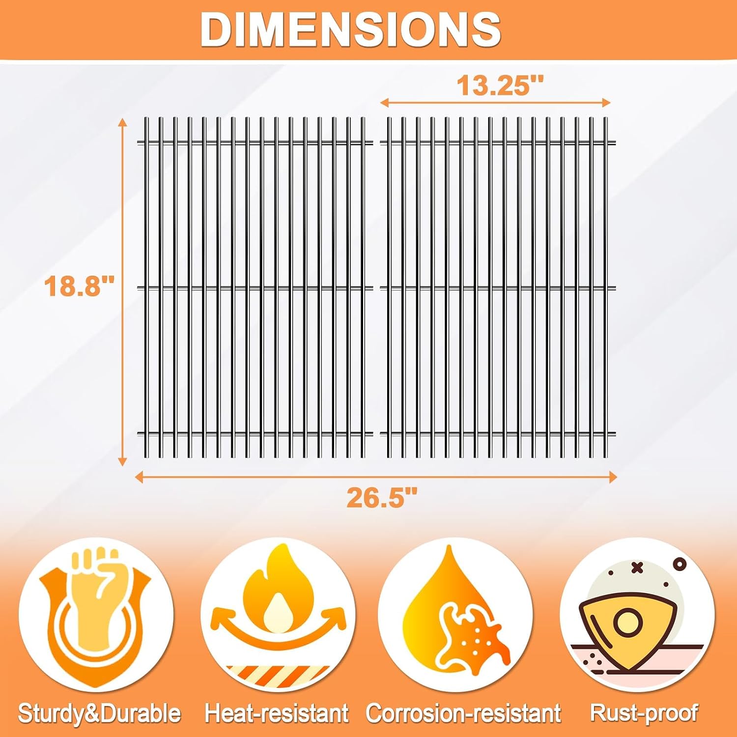 Thumbnail 5 de Genesis II Stainless Steel Grill Grates
