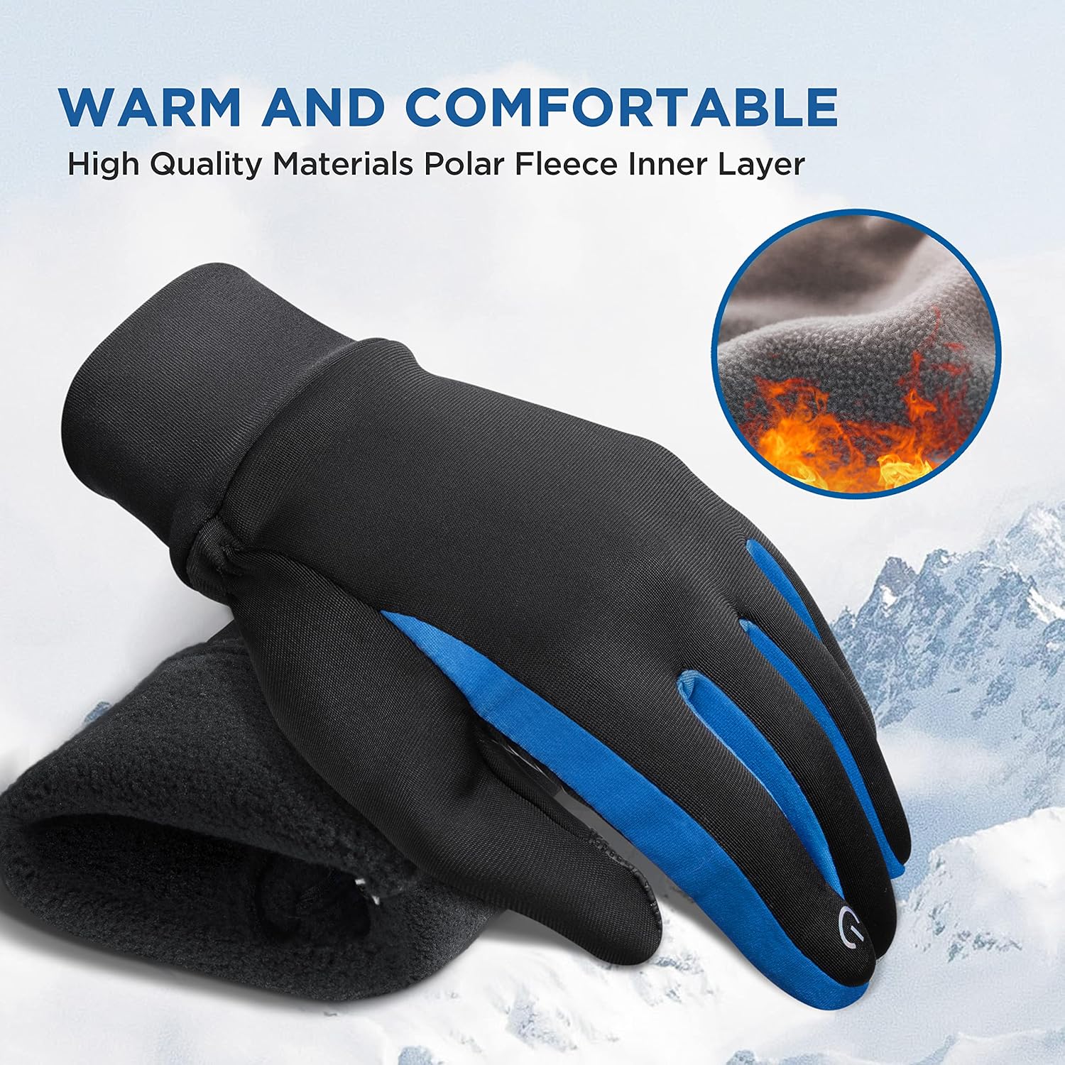 Detalle de SIMARI Kinder Winterhandschuhe Thermo SMRG106