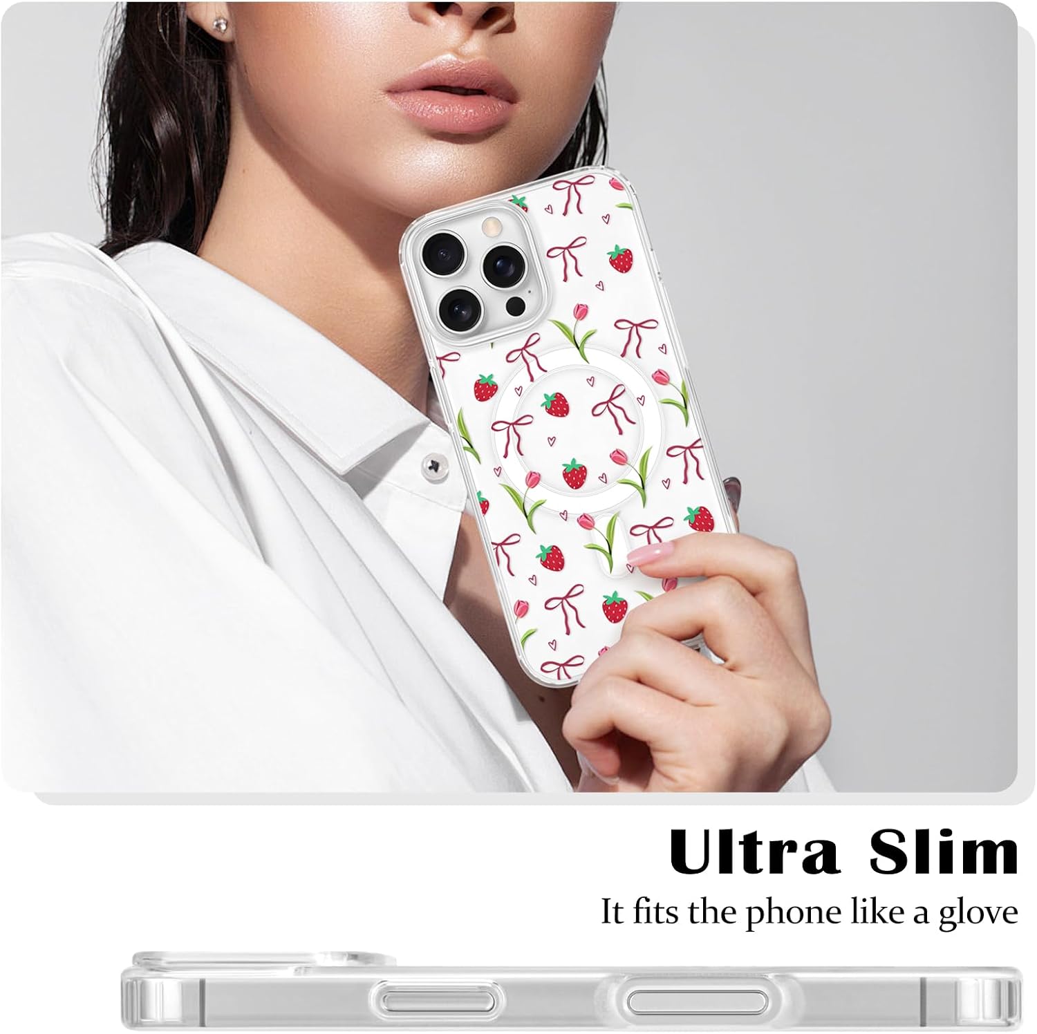 Thumbnail 5 de Newseego Clear Magnetic Case for iPhone 16 Pro Max