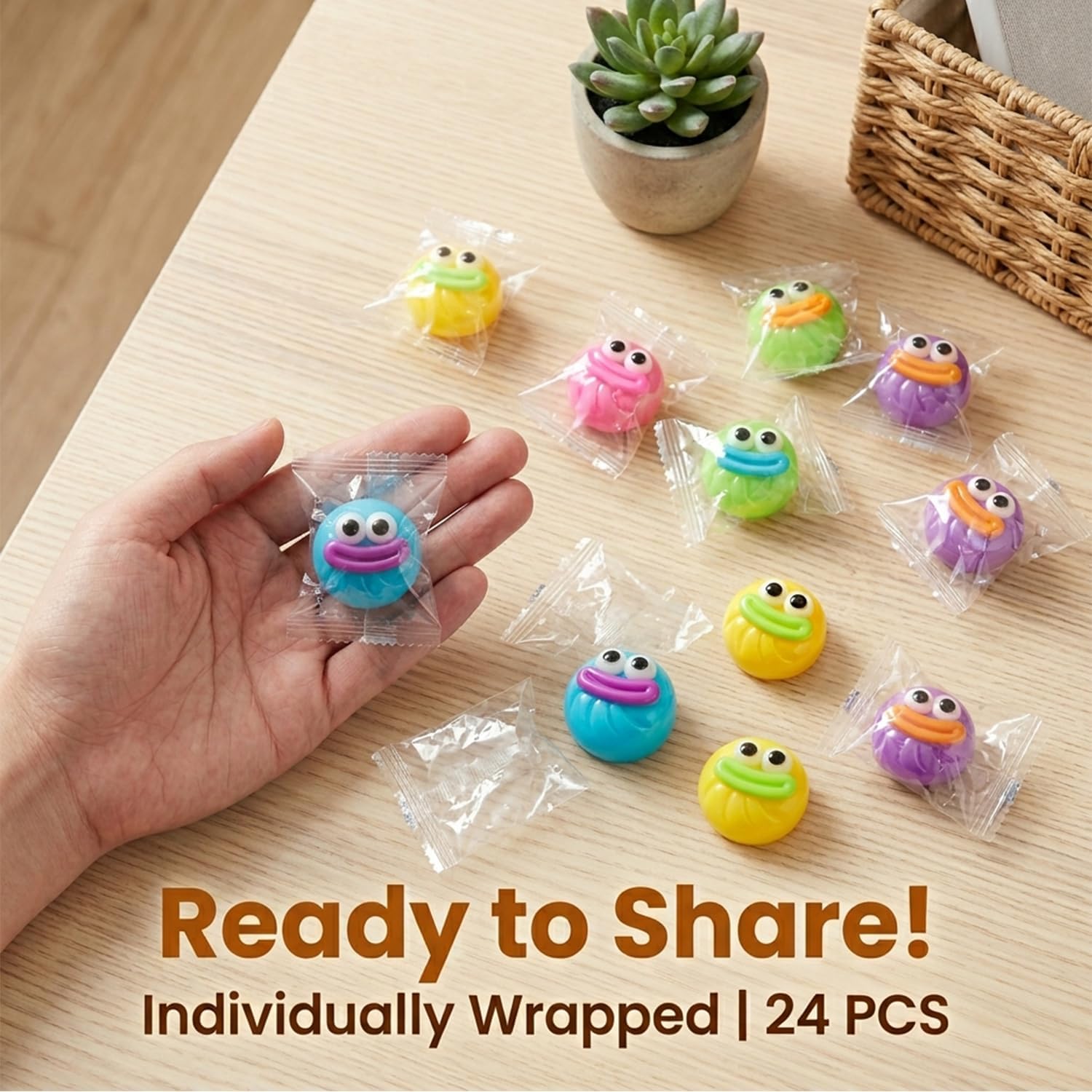 Detalle 2 de Mini Squishy Fidget Toys 24-Pack
