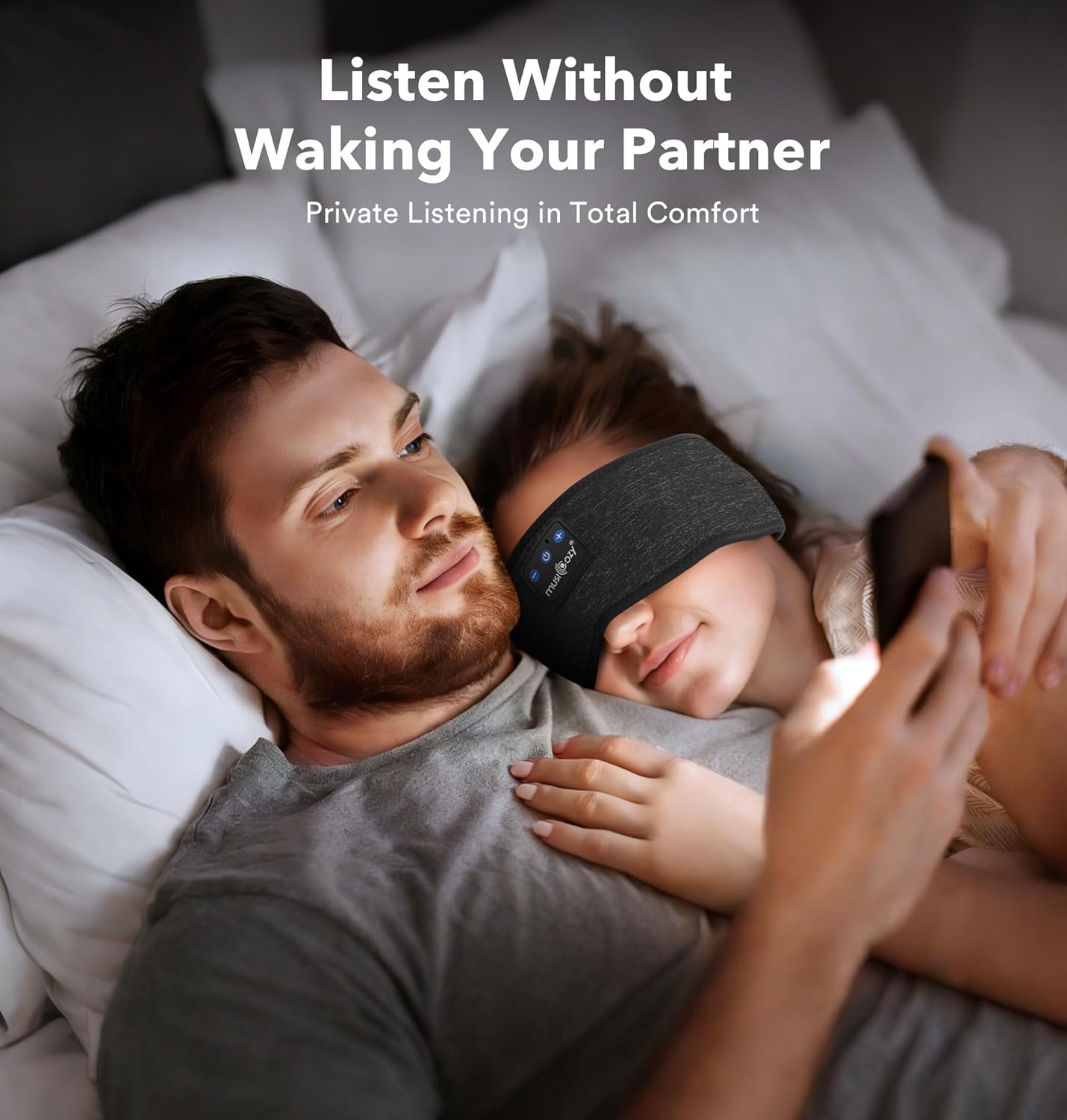Thumbnail 5 de MUSICOZY Sleep Headphones Headband with Bluetooth & HD speakers