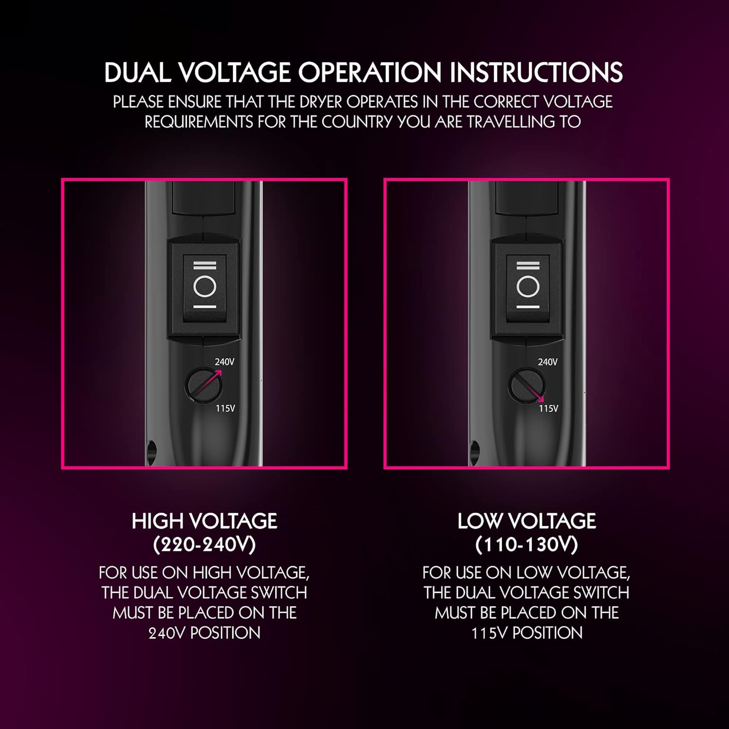 Thumbnail 3 de Wahl Travel Hair Dryer: Compact, Foldable and Dual-Voltage for On-the-Go Styling