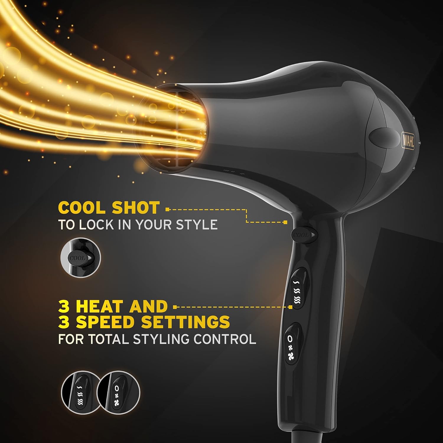 Detalle de Wahl PowerPik 2 Hairdryer for Afro Hair with Pik Attachment