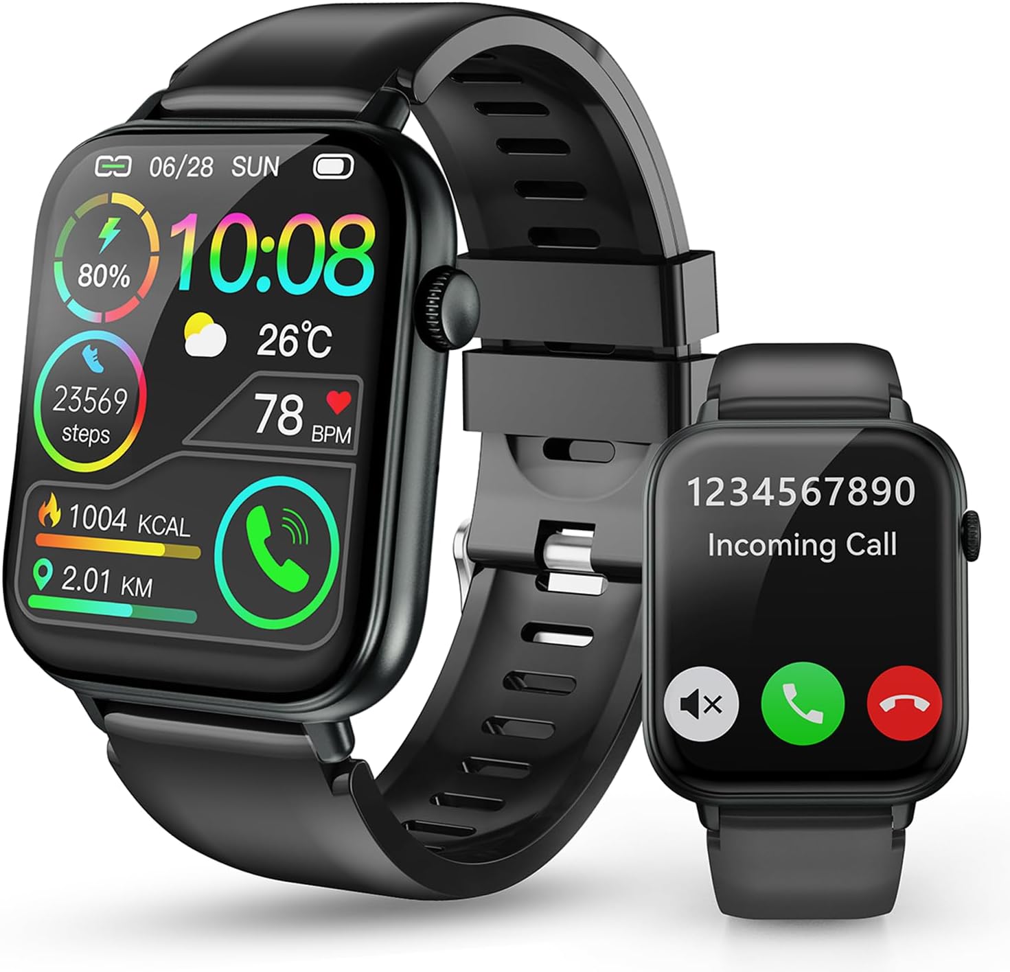 Detalle de VKROBAG Smart Watch for Women and Men with Bluetooth Calling – 1.85" HD Fitness Tracker