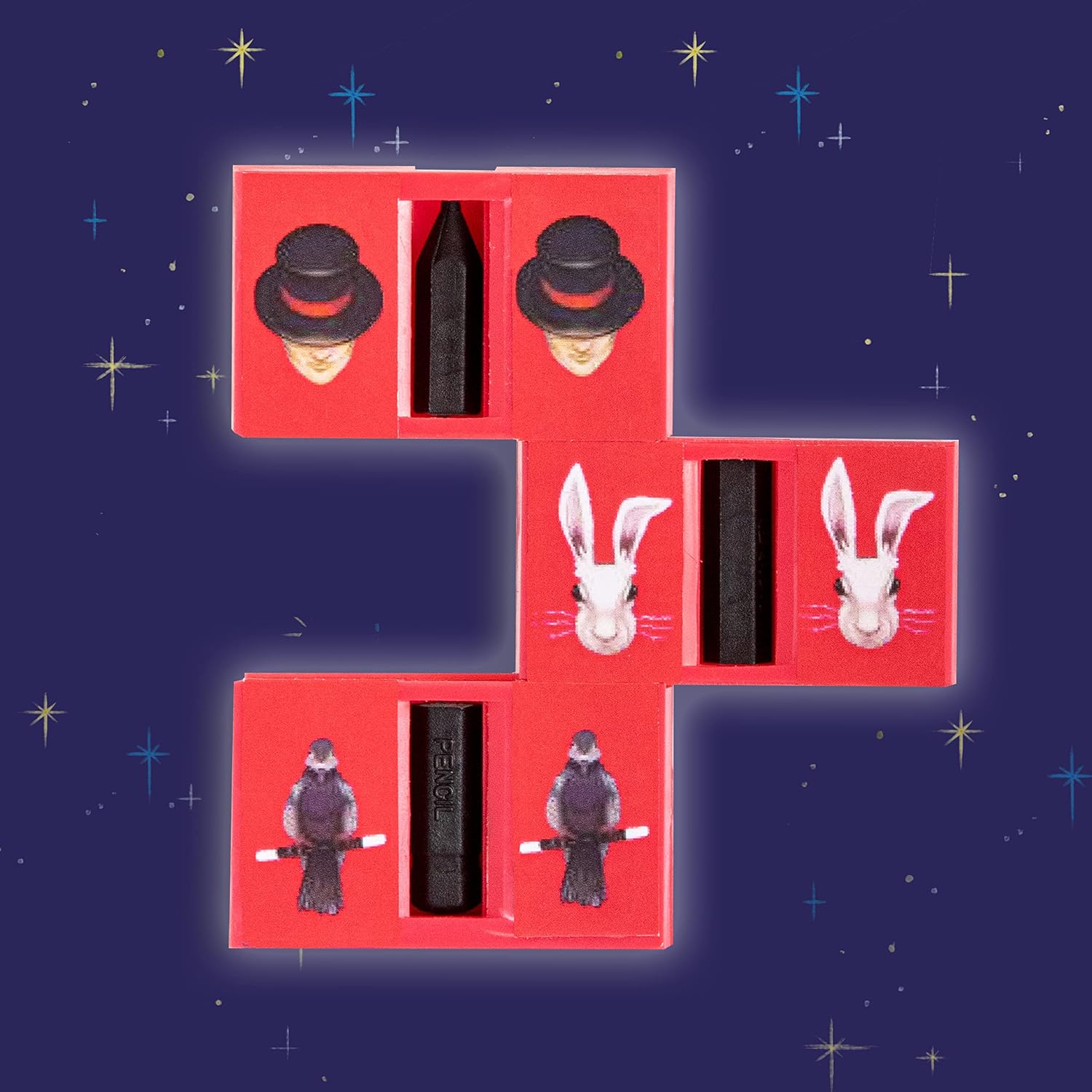 Detalle de TRENDHAUS 957887 Magic Show nr. 2: Zig-Zag-potlood met instructies