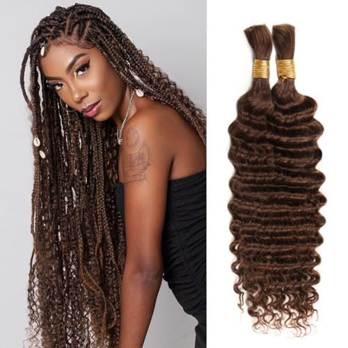 Detalle de Human Braiding Hair 20 Inch 100g Deep Wave