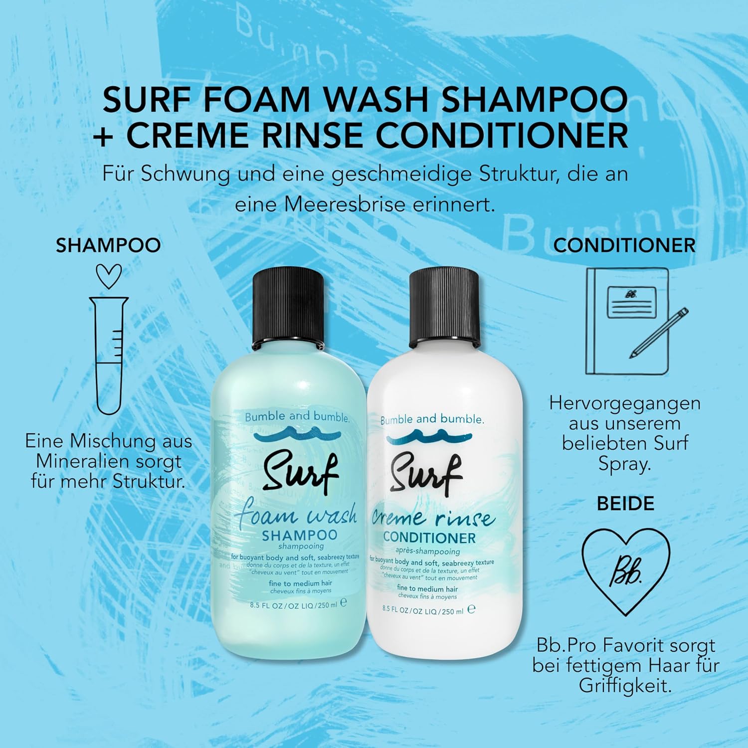 Thumbnail 3 de Bumble and bumble. Surf Foam Wash Texturizing Shampoo – Textur-Shampoo für mehr Volumen und Beach-Textur