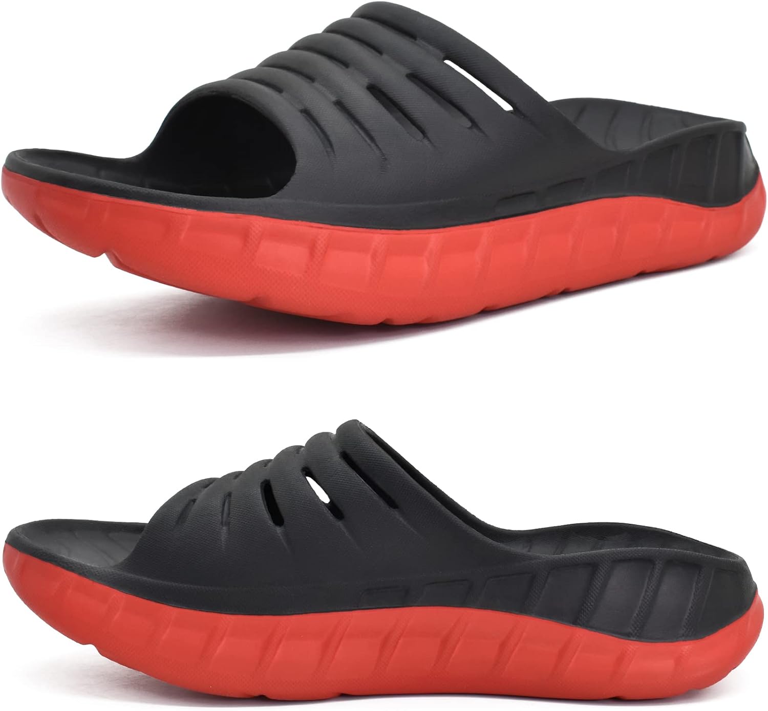 Detalle de KuaiLu Men's Recovery Sandals with Orthotic Arch Support
