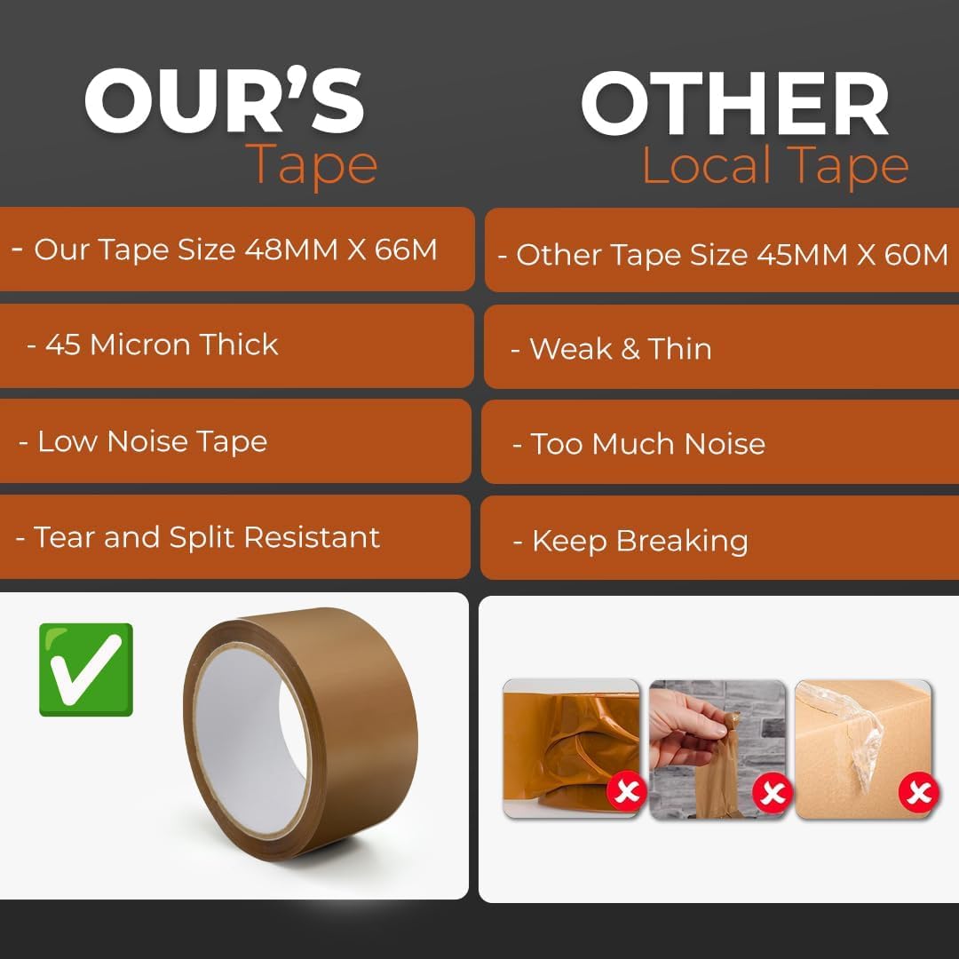 Thumbnail 3 de Stick Well Heavy Duty Parcel Tape 48mm 66m 📦