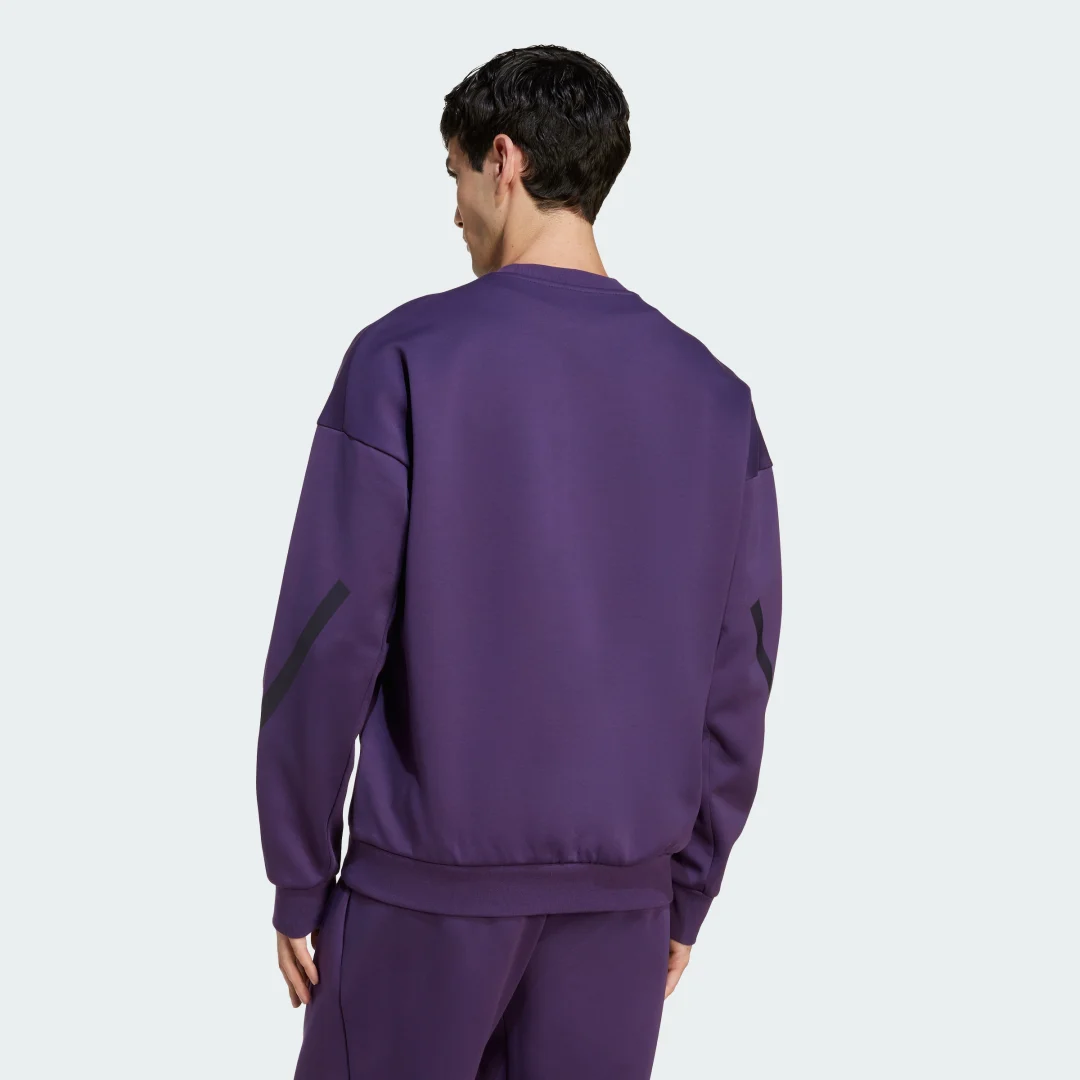 Detalle 2 de Sudadera New adidas Z.N.E. (violeta) – comodidad y estilo urbano