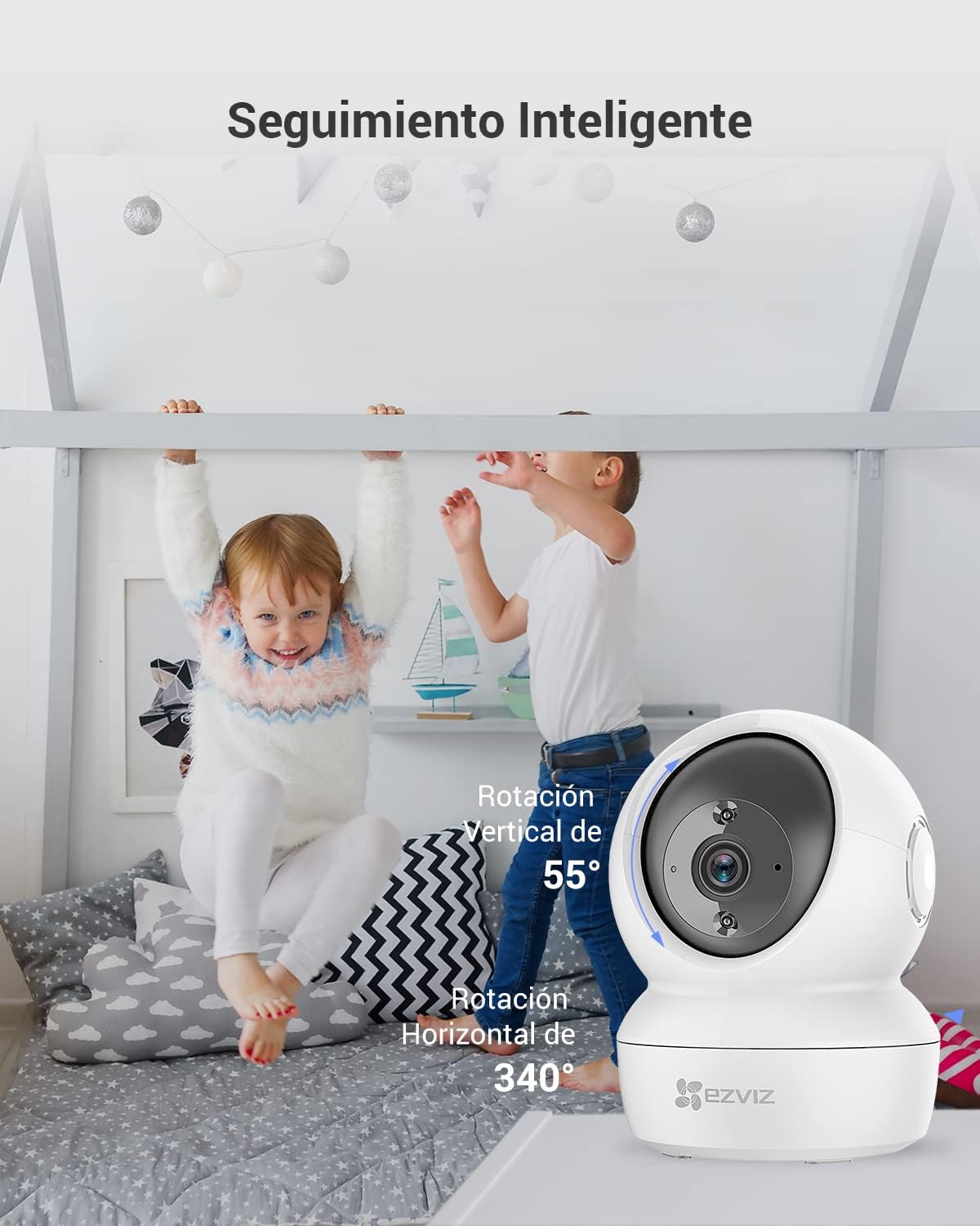 Thumbnail 3 de EZVIZ C6N 2-Pack: Cámaras WiFi 360º, Video 1080P, Audio y Control