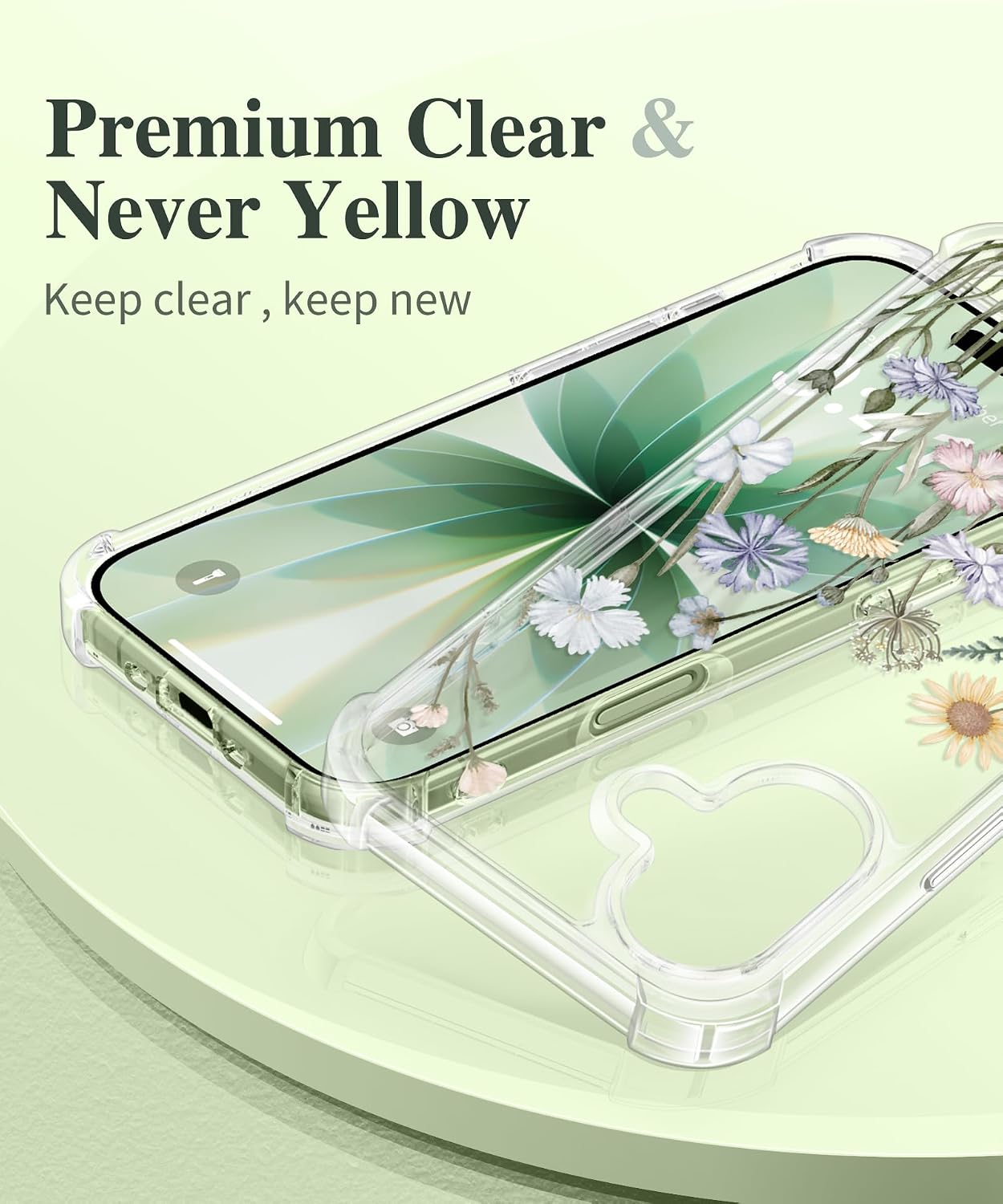Detalle de GVIEWIN iPhone 17 case 6.3" with screen protector