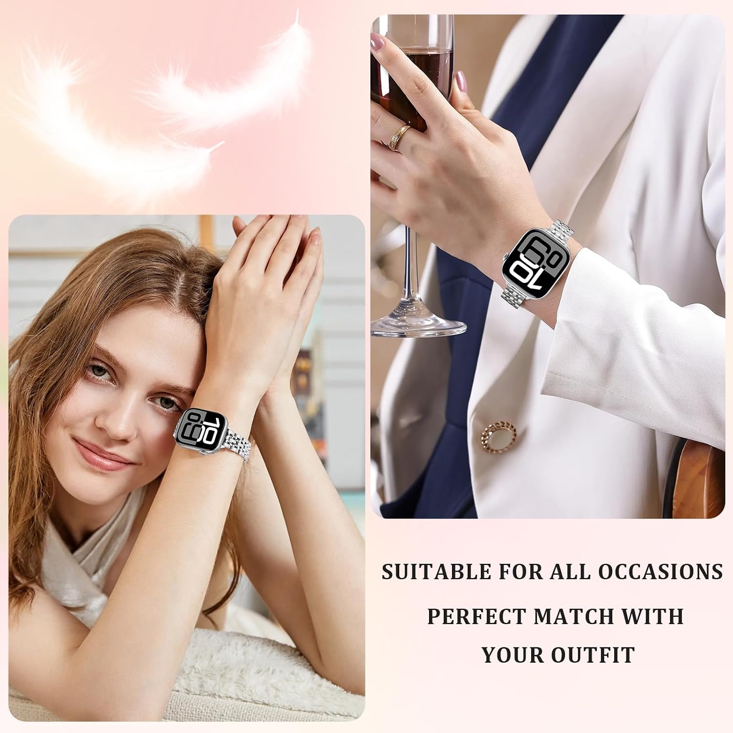 Thumbnail 5 de Anlinser Metal Strap for Apple Watch 42mm